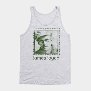 James Joyce // Retro Faded Style Fan Design Tank Top